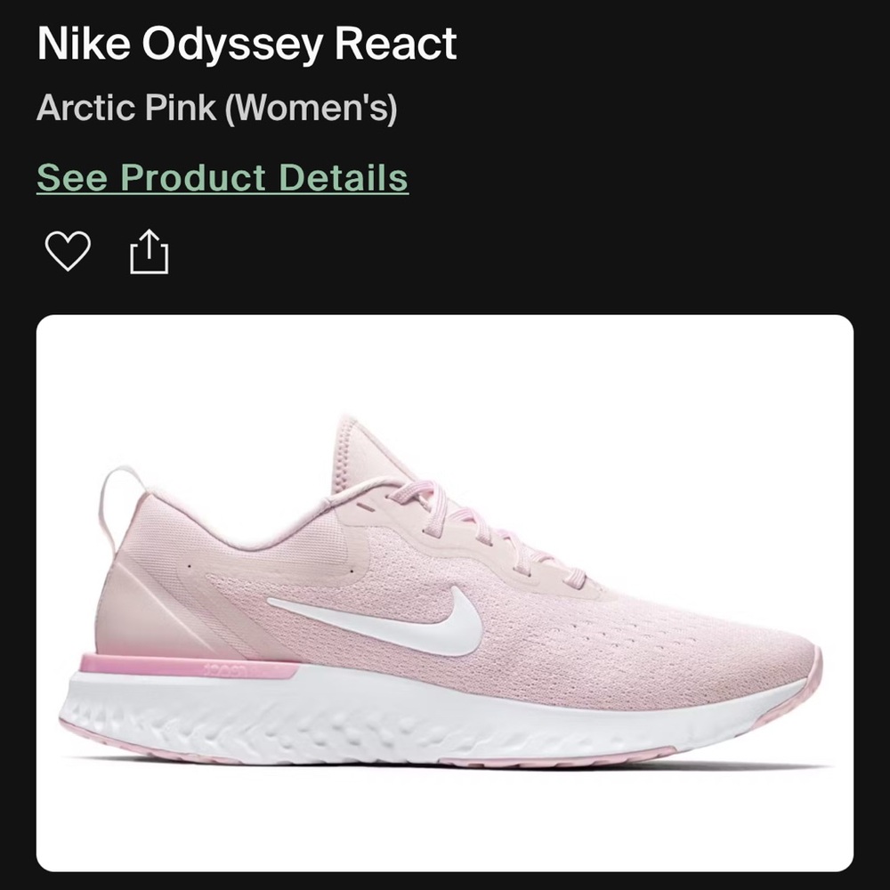 Nike Odyssey React Women's Shoes - Arctic Pink